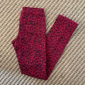 Kids Parasuco Red Leopard Print Pants